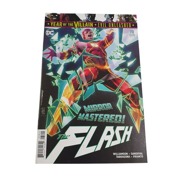 DC Other - The Flash Issue 78 Year Of Villain Comic Mirror Mastered Cover Bagged Boarded